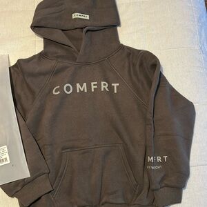 Comfrt kids tranquil hoodie charcoal size M